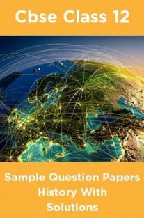 CBSE Sample Question Papers History With