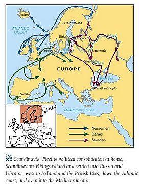 Characteristics of the Medieval Period Vikings mounted invasions all along the European coastlines (9th-11th centuries) due to population pressures and a firm resistance to conversion attempts by