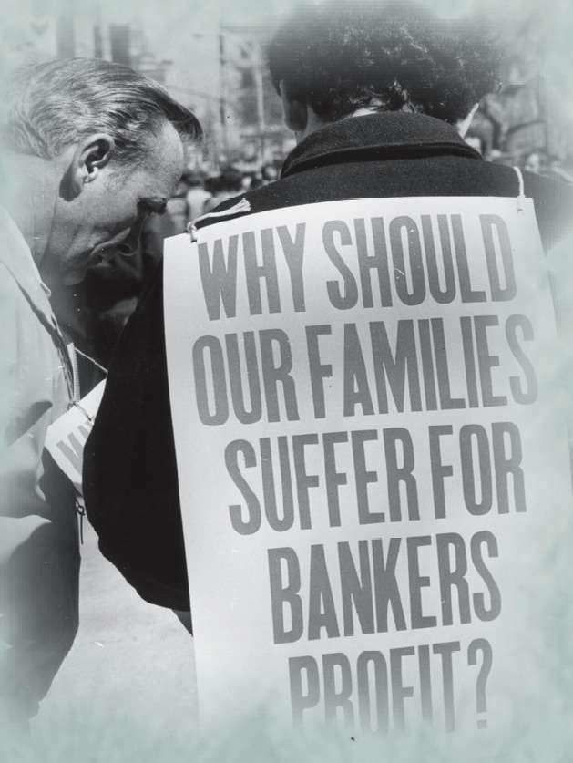 In hard times bankers are often
