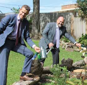 Newcastle MP Tim Crackanthorp joined residents and staff for the opening of the Rain