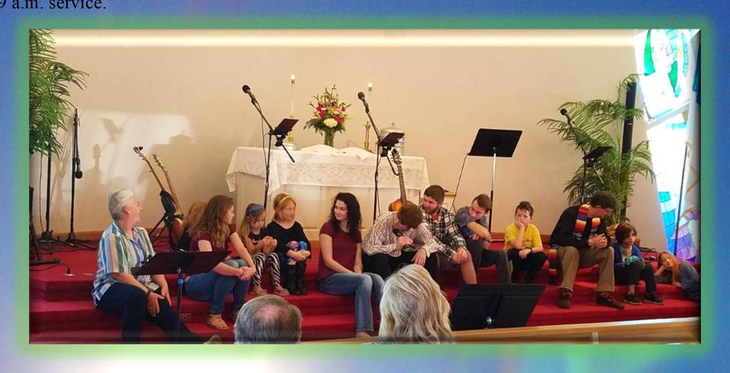 Who We Are Our Children s Ministry, Children s Sunday School and nursery are offered concurrent with the 9 a.m.