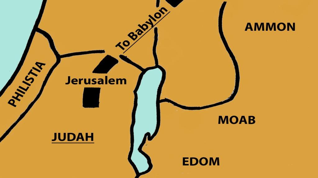 ISRAEL JUDAH Jeroboam and others Rehoboam and others 722 ISRAEL to Assyria 586 JUDAH taken to Babylon 500 "Jews" back