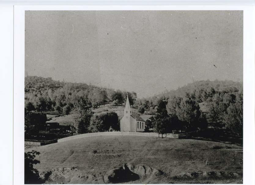 Photograph 2: View looking east at St. Joseph's Catholic Church, circa 1870s.