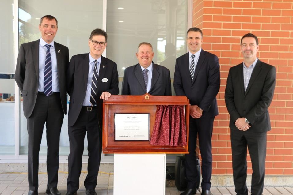June 2017 Dear AnglicareSA members, Last month we opened the new Arches building and the Bail Accommodation and Support Program (BASP) at Port Adelaide.