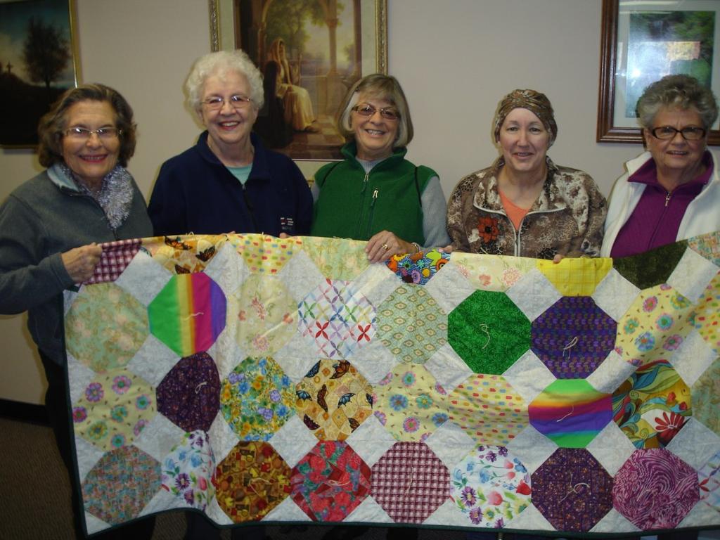 Our Northside Quilters are making sure our neighbors in need have a nice hand made quilt when they start out in their new home.