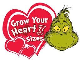 We look forward to having you join our team in 2016... How can you grow your heart... I know we don t want to be the Grinch or the modern day Pharisee.