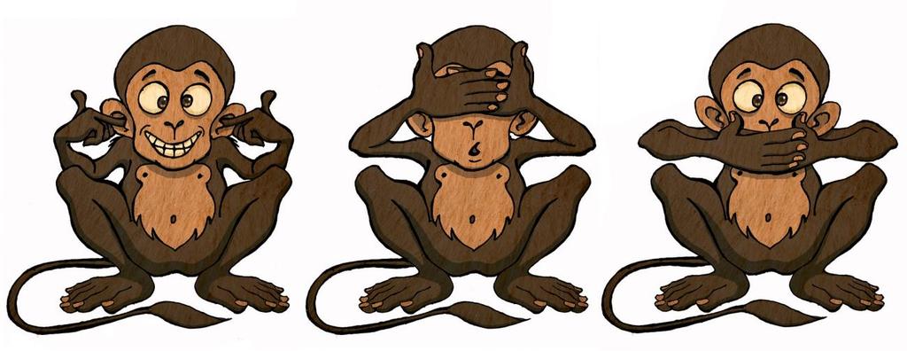 The toy of three monkeys is the Guru of Gandhiji Gandhiji always kept the toy of three monkeys with him in which one monkey closes its eyes, one closes
