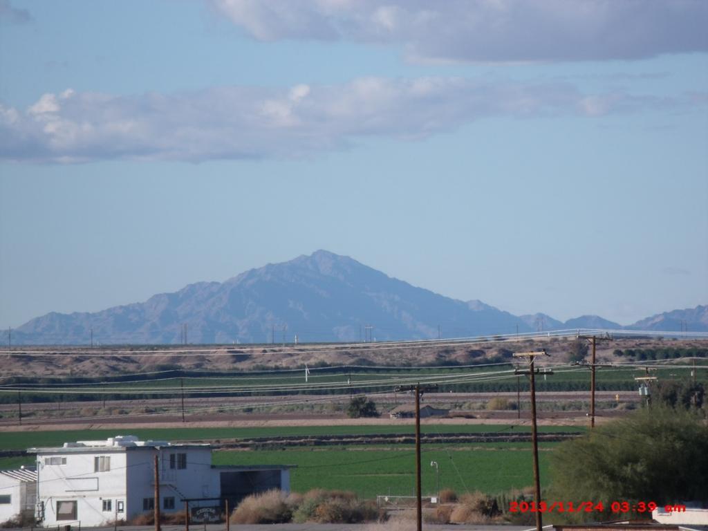 Granite Mountain Range Southeast Peak (Tamoanchan) at the northwest end of the McCoy Valley as seen