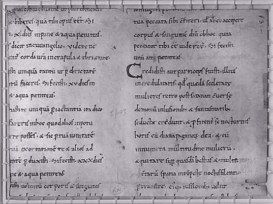 Wikimedia Commons A page from the Decretum, a compilation of canon law first published in the 12th century. Catholic Church for life.