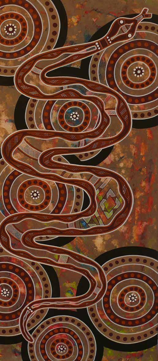 Uncle Tigers Country Artist Billyara This painting pays my respect to my Uncle Tiger Freeman and family.