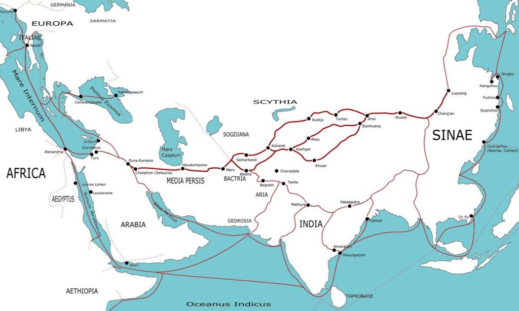 Source: The Silk Roads http://commons.wikimedia.