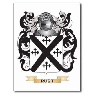 Note that you can even order a coffee mug with the Rust family coat of arms, which probably would make a great Christmas present for any and