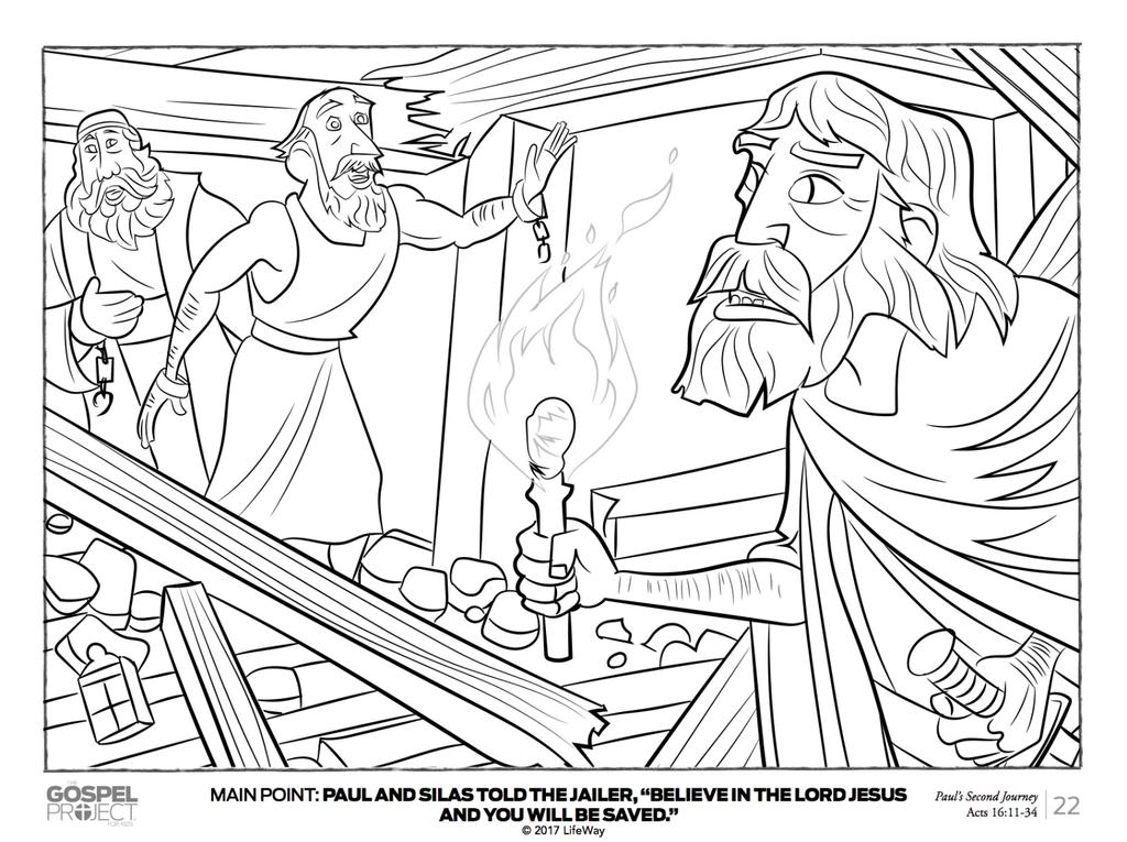 Coloring Sheet Main Point: Believe in