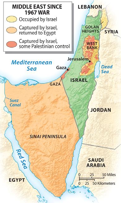 Israel 1967 War Israel won &
