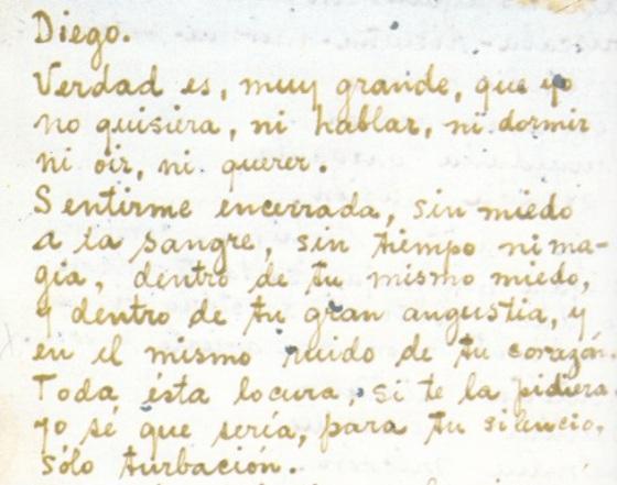 Famous Love Letters in Handwriting Frida