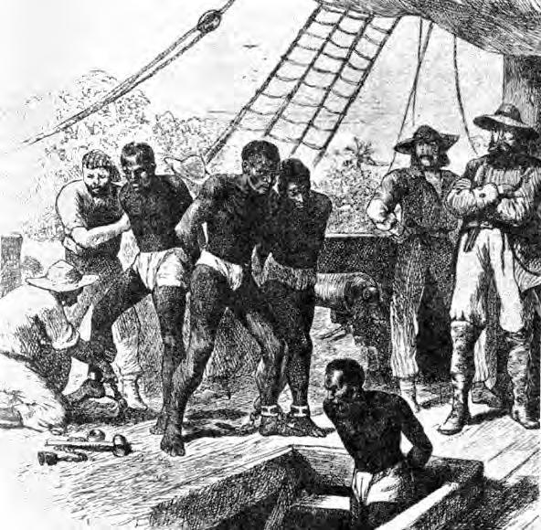 Trans-Atlantic Slavery: The Middle-Passage Enslaved passengers Travelled