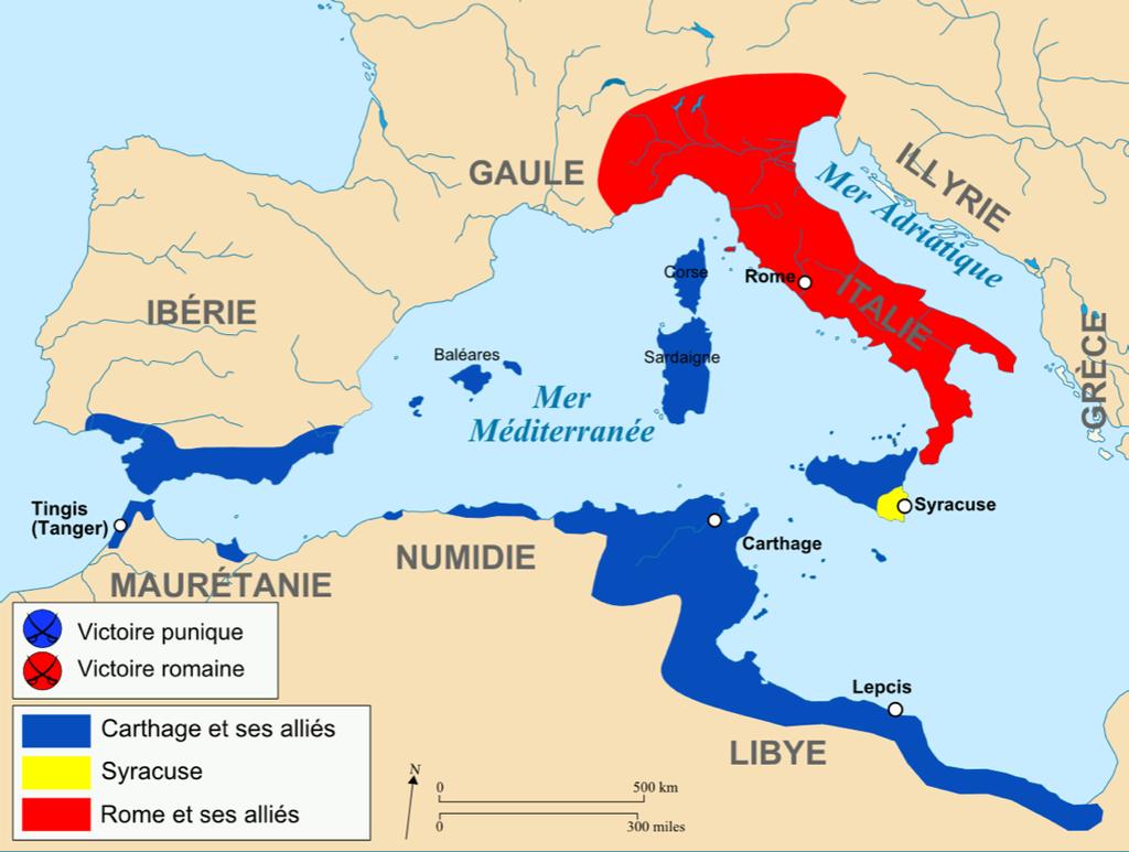 The Punic Wars The Punic Wars were a series of wars fought between Rome & Carthage in North Africa (CAUSE)218 BC Hannibal leads his armies against Rome but is defeated (CAUSE)140s BC Rome