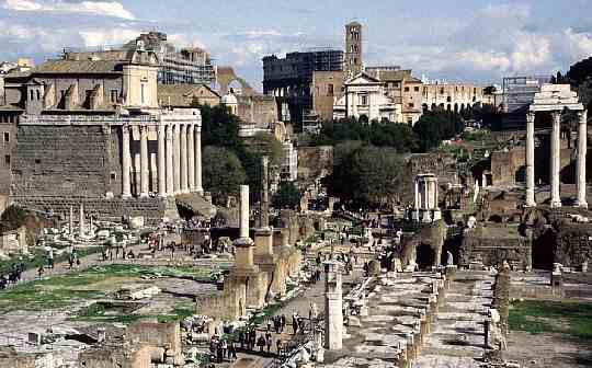 The Forum, in Ancient Rome was The center of life The Romans were so populated, eventually they could not