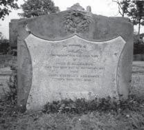 departed This life on the 14th February 1832 Aged 74 years Grave purchased Mrs Henry Mountgomery, February, 1831 Lot B [ ] RADCLIFFE In memory pf the Rev James Radcliffe A faithful and devoted