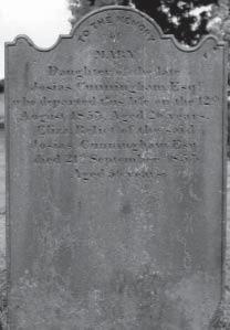 Gardner 1860 Grave E35 purchased Thomas Gardner, June 1831.