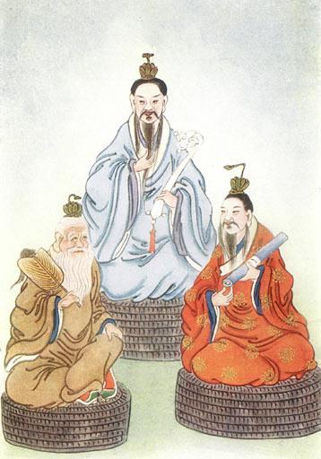 Slide 18 From Philosophy to Religion The Three Pure Ones Yuanshi Tianzun Lord of Primordial Being Lingbao Tianzun Lord of the Numinous Treasure Daode Tianzun Lord of the Way
