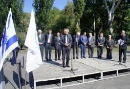 September 22 - Mourning procession dedicated to the 74th anniversary of the Babi Yar tragedy At the National Historical Memorial Reserve Babi Yar, leaders of Jewish organizations in Ukraine and