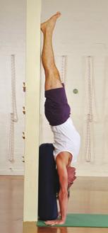 However, there is a slight arch in the body because the weight-bearing changes when you look at the ground to fix a point of balance. Maintain the extensions in the arms, trunk, spine, and legs.