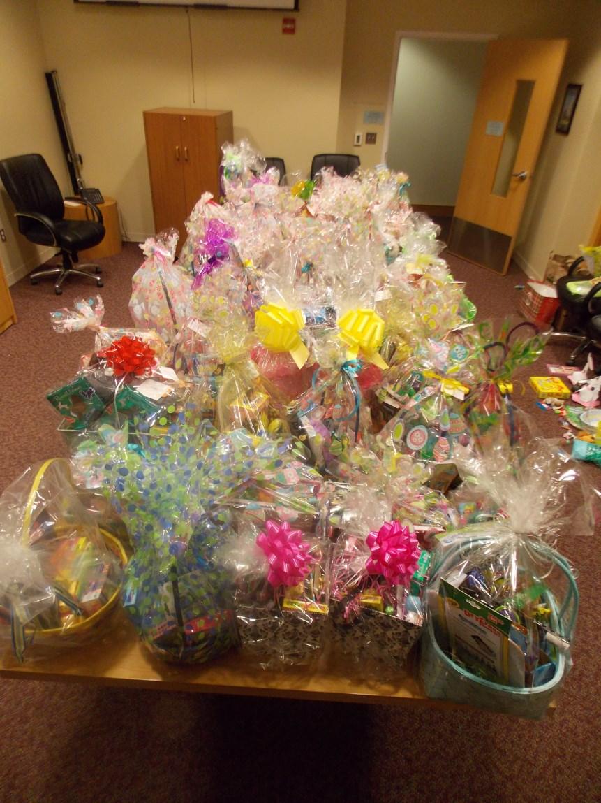 In partnership with Homestretch, Inc., VPC provided Easter baskets to more than 100 children who were currently homeless.
