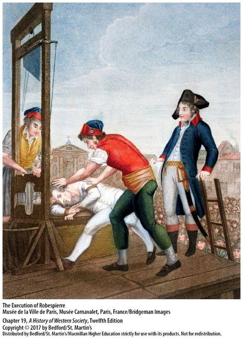 million soldiers) Domestic Threats: As head of Committee of Public Safety, Robespierre (Step 6) set up courts responsible only