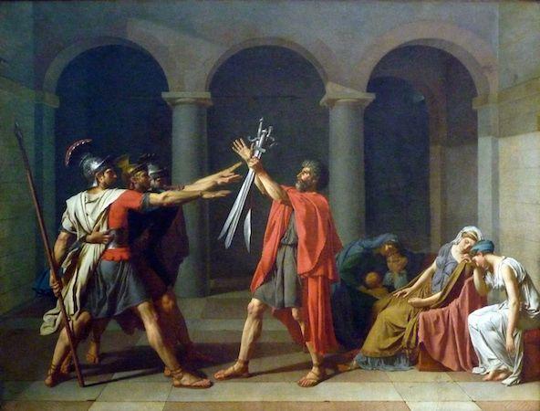Jacques-Louis David s Oath of the
