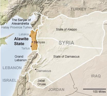 International efforts Physically separating Alawites from Sunnis and the rest of the country and creating a federal state. Sponsoring national reconciliation efforts.