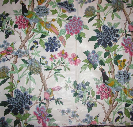 COTTON MATERIAL FROM INDIA Chintz was originally a wood block printed, painted or stained calico produced in India between 1600 to