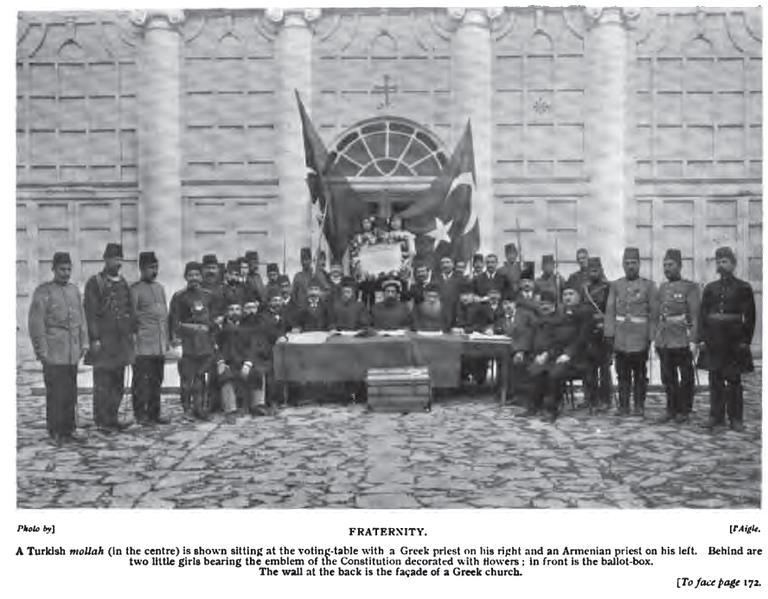 Supporters of Ottoman Reforms Declaration of the Young Turk Revolution 1908 = successful military coup by the Young Turks Reforms that they implemented: Secularized schools, courts, and law codes