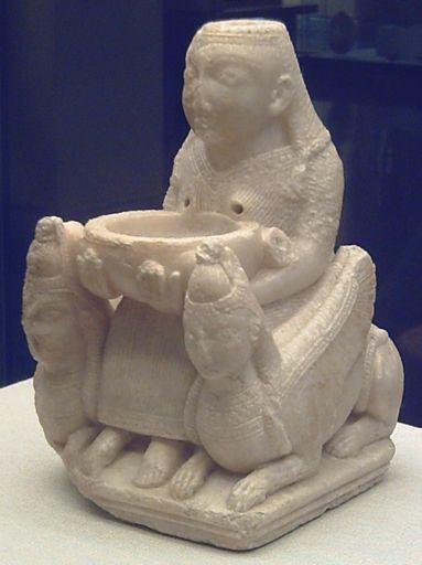 3 rd century B.C. 3 rd century A.D. Louvre Museum, Paris. This alabaster figurine of Astarte (the Lady of Galera, northern Spain, 7 th century B.C.), holds a bowl filled with milk (poured through her head).