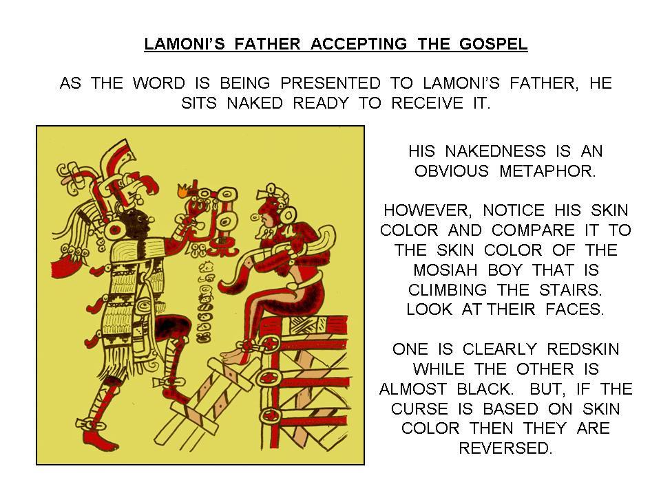 (Lamoni's brother) is portrayed as a dark-skinned Lamanite. How is this possible?