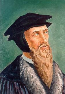 passed on to John Calvin who held beliefs similar to Luther, however, he believed God had determined in advance