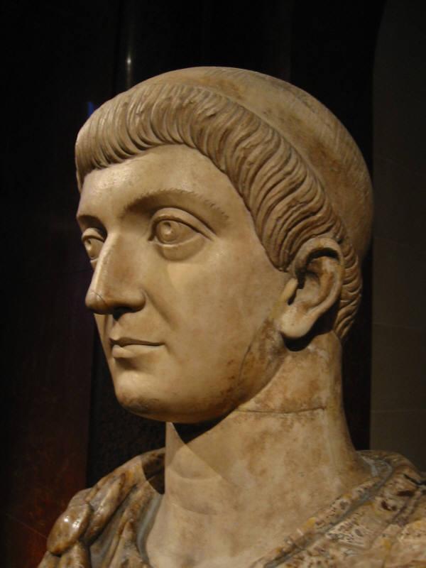 CONSTANTINE I, became a Roman emperor in 306 and ruled an ever-growing portion of the Roman Empire until his death 337.