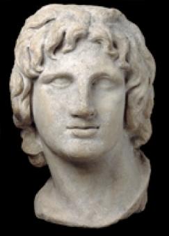 Name three bodies of water that bordered Alexander s empire. 3.