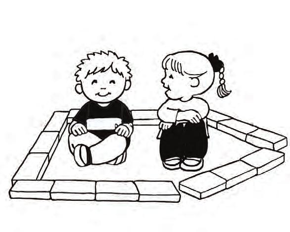 Play to Learn Construction Center: Block Boat Bible, blocks. 1. Children place blocks in the shape of a boat, large enough for several children to sit in. 2. Children sit in boat.