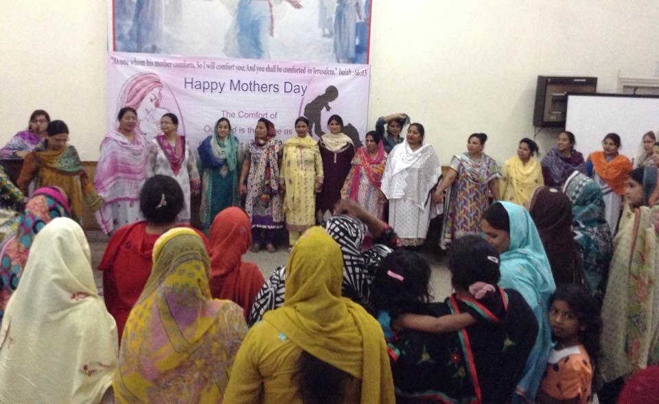 Mothers are Special Protect Minorities of Pakistan 10 May 2015: The Diocesan Mission & Ministry (MMB) Sector's Women Desk celebrated the Mother's Day at the Diocesan Centre, Peshawar.