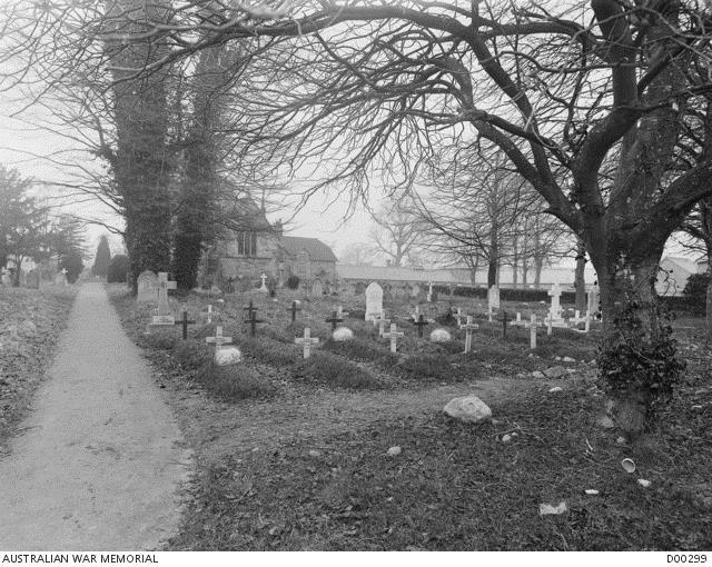 St George s Churchyard, Fovant, Wiltshire, England There was a 600 bed hutted military hospital at Fovant during the First World War, and the concentration of Australian depots and training camps in