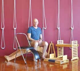 Peter Harley with props Coming from an engineering and industrial design background, Harley first got into prop design 15 years ago with his innovative adaptation of Iyengar s whale or Viparitta