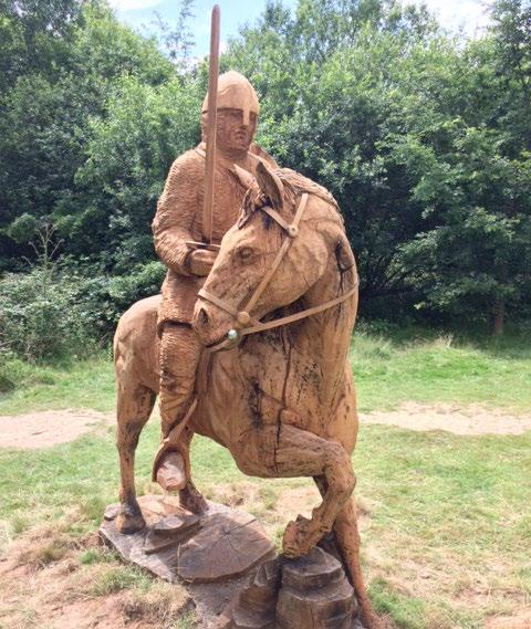 6 NORMAN KNIGHT The Norman army had archers at the front, foot soldiers in the middle and knights on horses (like this one) at the back.