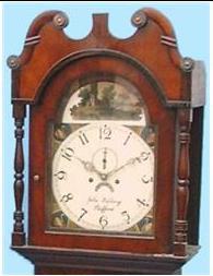 John Kipling, Stafford - a Victorian mahogany longcase clock, the eight-day