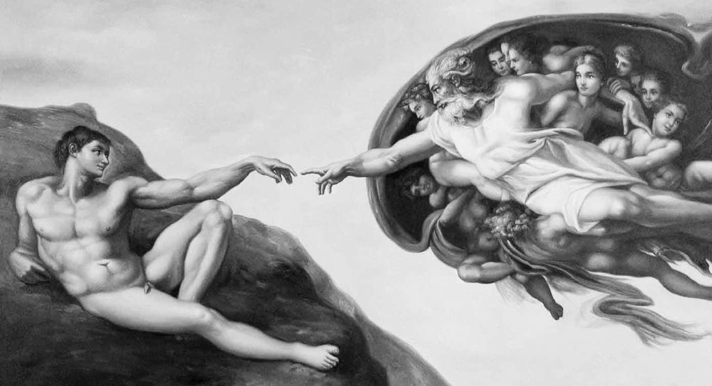 6 astrology : planet personalities & signs speak Illustration 1: Michelangelo s Creation of Adam on the ceiling of the Sistine Chapel.
