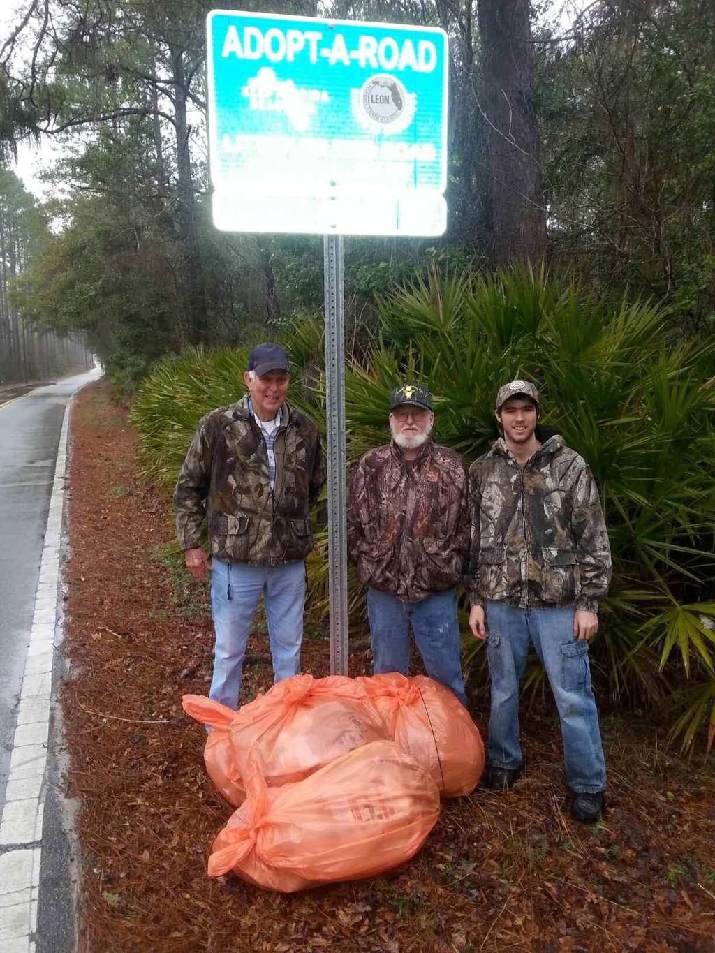 Finley s Brigade Adopt-a-Road For over two years now, Finley s Brigade has been maintaining the two mile stretch of Natural Bridge Road that terminates at the Natural Bridge Battlefield Park.