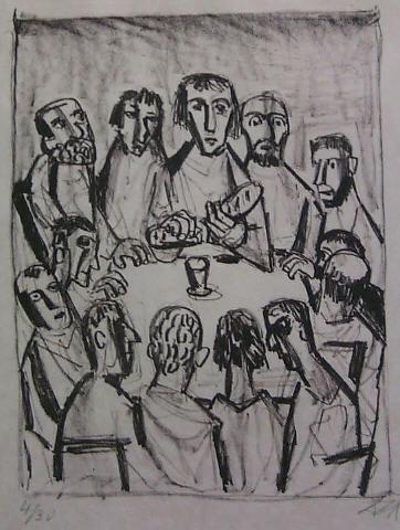 Service of Worship Maundy Thursday April 17, 2014 Seven-thirty in the evening Keeping the heart of the University listening to the heart of God The Last Supper, by Otto Dix, c. 1960.