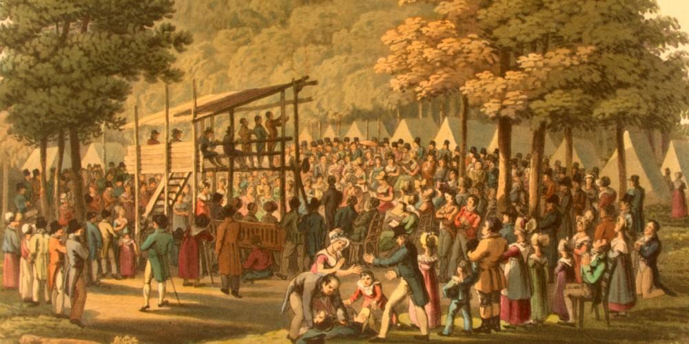 The American Yawp 10. Religion and Reform Camp Meeting of the Methodists in N. America, 1819, Library of Congress *The American Yawp is an evolving, collaborative text.
