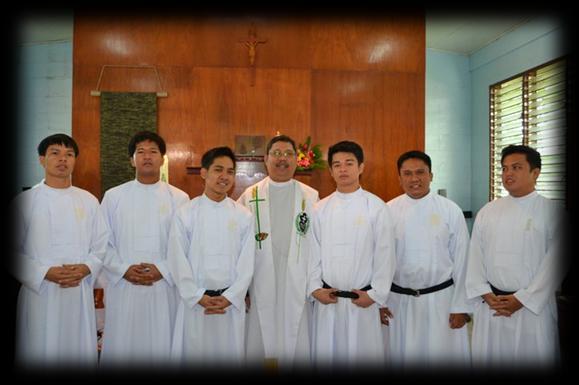 First of all, two of the brethren were ordained to the priesthood on 12 April 2011, namely Jeffty Mendez and Ramel Poquito.