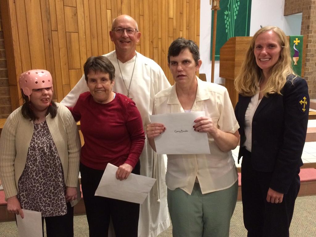 Ashley, Gerry, and Kathy were confirmed at Zion Lutheran Church, Marengo, IL. Rev.